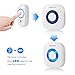 Etekcity Wireless Doorbell Operating at 1000-feet with Plug-in Receiver, Battery-powered Receiver and Push Button, 52 Chimes, White (1-2)