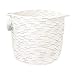 Laundry and Storage Cotton Rope Basket for Laundry, Toys, Baby Boys or Girls Room | Woven Bins with Pom Poms| Use as Hamper, Toy and Storage Basket