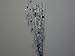 Holographic Onion Grass Metallic Star Spray Picks 12 Pcs - SILVER
