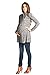 HELLO MIZ Women's Sweater Knit Maternity Long Sleeve Tunic Top