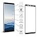 Samsung Galaxy Note 8 Screen Protector [2 Pack] Alfort 3D Tempered Glass Film for Galaxy Note 8 0.26mm 9H Anti-Fingerprints Scratch Bubble-Free Full Coverage [ Black ]