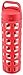 Ello Pure Glass Water Bottle with Silicone Sleeve, 20 oz, Coral Squares