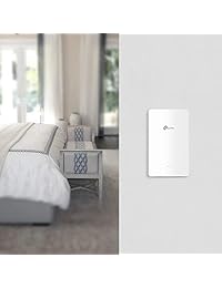 TP Link EAP225 Wall AC1200 MU Mimo Omada Cloud   Placa de pared inalámbrica Wi Fi punto de acceso   Soporta 802.3AF at y POE Pass Through