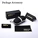 LUOMON Mens Sports Polarized Sunglasses Silver Frame/Grey Lens UV Protection Sunglasses for Men 8177