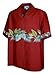 Pacific Legend Mens Anthurium Bird of Paradise Shirt