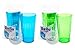 Reflo Smart Cup (Blue & Green 2-Pack) Open Training Cup, Toddler Cup, No Suction 6oz, 360 Control-Flow, USA MADE Premium High-Impact Plastic