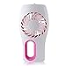 iEGrow HQM-MY001 Handheld USB Mini Misting Fan, Pink
