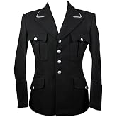 militaryharbor WW2 WWII German M32 Elite Officer Black Wool Tunic