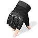 WTACTFUL Fingerless Gloves Half Finger Gloves Size Medium Black