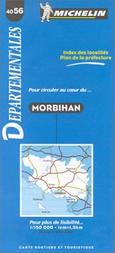 Download Carte routière : Morbihan, 4056, 1/150000 PDF