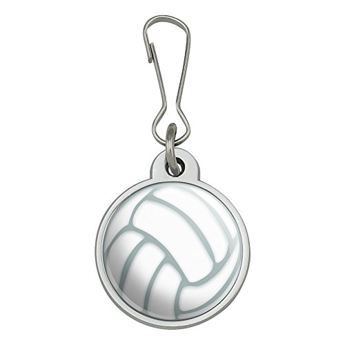 Volleyball Ball Jacket Handbag Purse Luggage Backpack Zipper Pull Charm