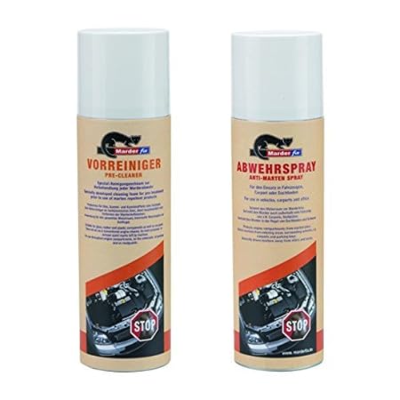 MarderFix - Vorreiniger und Abwehrspray - zur Marderabwehr