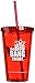ICUP Big Bang Theory Bazinga Cup with Straw, Red