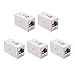 Cable Matters UL Listed 5-Pack Ethernet Coupler (RJ45 Coupler, Cat5e Cat6 Coupler) in White primary