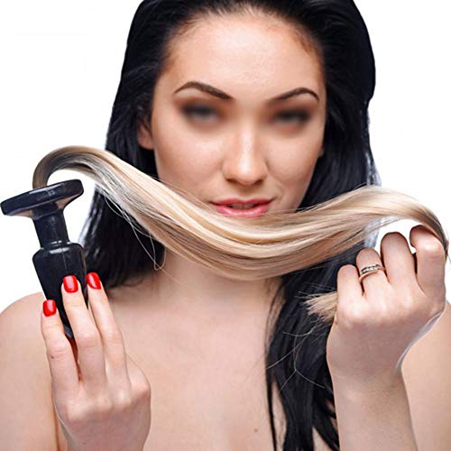 MDOUWoo Unisex Butt Plug Blondie Pony Tail, Fetish Animal Role Play Horse Anal Plug Tail, 50cm Long Silky Tail, Sex Toys, Sex Products as Picture OneSize