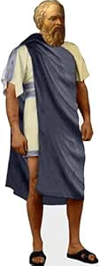 Wet Paint Printing + Design H79112 Philosopher Socrates Cardboard Cutout Standup