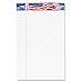 TOPS 75101 American Pride Writing Pad, Narrow, 5 x 8, White, 50 Sheets (Pack of 12)
