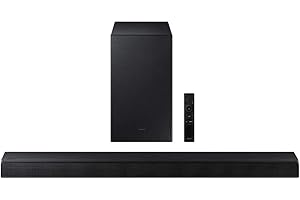 Samsung HW-A550/ZC 2.1CH 410W 5 Speakers Sound Bar with Wireless Subwoofer [Canada Version] (2021) (Renewed)