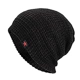 Dressin_Hat Women Men Warm Baggy Weave Crochet