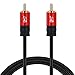 Subwoofer Cable,SHD RCA Cable RCA to RCA Audio Cable Premium Sound Quality Dual Shielded with Gold Plated Connectors-6Feet