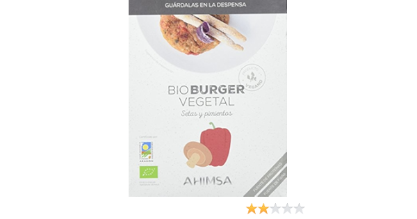 Ahimsa Hamburguesas Vegetales - Paquete de 12 x 160 gr ...