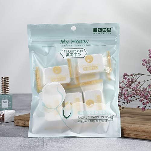 ZHONGLI 10Pcs Disposable Compressed Towels - Portable Hygiene Clean Hand Towel Facial Washcloths for Camping Trips Home Guest Towel Adults Kids