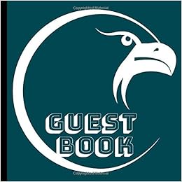 Guest Book Eagles Party Guest Book Includes Gift Tracker And