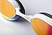 arena Cobra Ultra Racing Swim Goggles for Men and Women, Red Copper / White / Black, Mirrored