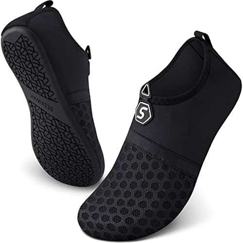 SEEKWAY Water Shoes Quick-Dry Aqua Socks Barefoot Slip-on for