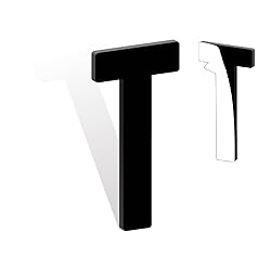 3 Inch Self Adhesive House Numbers, Acrylic Modern