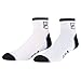 Fila Mens Ankle Socks 6 Pack Jacquard Logo (Black and White, 13-15)