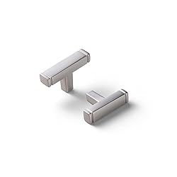 Goo-Ki 6 Pack Single Hole Cabinet Pulls Brushed
