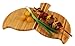 Totally Bamboo Whale Tail Shaped Bamboo Cutting & Serving Board, 14.5