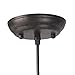 LNC Rustic Pendant Lighting for Kitchen Island, Retro Vintage Pendant Light Fixture with Metal Cage Shade, Mini Hanging Pendant Lights Adjustable for Kitchen Sink, Dining Room, Bedroom, Foyer, 3.9”D