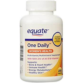 Equate Womens One Daily Multivitamin 200 Tablets