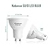 Kakanuo GU10 LED Bulbs 55W Equivalent 5.5 Watt Bright White 3000K GU10 LED Spotlight,Track Light Recessed Light 120V Non-dimmable (Pack of 6)