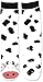 K. Bell Socks FBA_TUBE-13331 Casual Sock, 9-11, Cow Multi