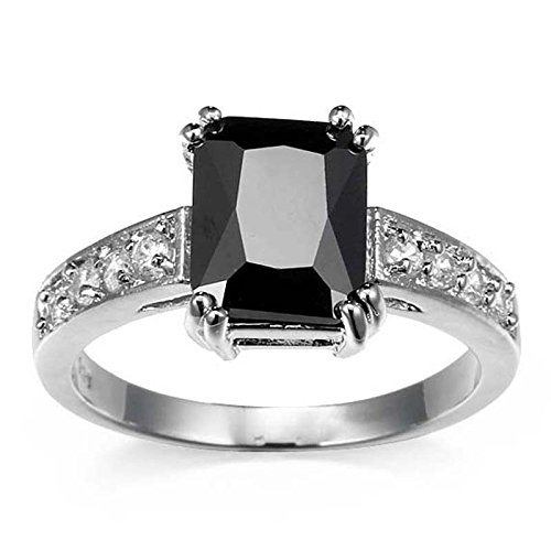 Charming Women 925 Sterling Silver Black Onyx Ring Wedding Engagement Jewelry Size 5 12 9 Buy Online In Botswana At Botswana Desertcart Com Productid