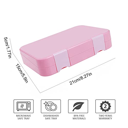 Lunch Box for Kids Leakproof 4/6 Compartment Food Meal Container Box