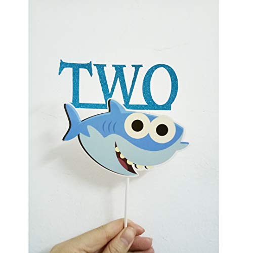 2 GmakCeder+Shark+Birthday+Cake+Topper