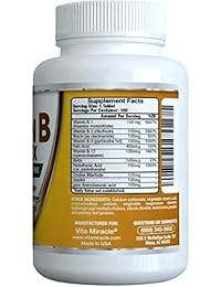 Super Vitamin B Complex Supplement - All B Vitamins High Potency Less Stress More Energy Plus...