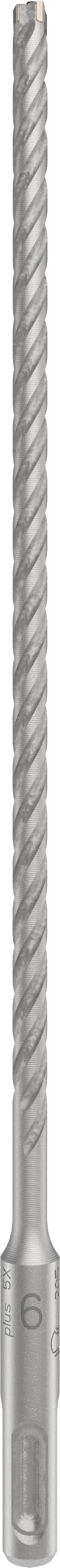 Bosch 1x PRO SDS Plus-5X Hammer Drill Bit (for Reinforced concrete, Concrete, Ø 6,00 mm, Professional Accessory Rotary Hammer Drill)