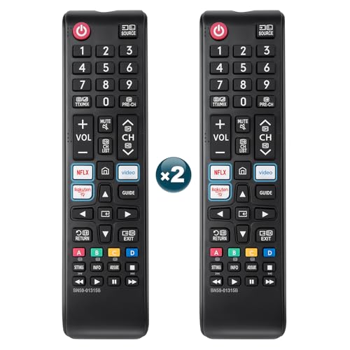 Remote-for-Samsung-Smart-TV, BN59-01315B Remote-to-Distance-Universal-for-Samsung-Television (Pack of 2)
