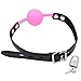 YiFeng Silicone SM Mouth Ball Gag with Adjustable Strap Restraint Slave Bondage Fetish (Pink)thumb 1
