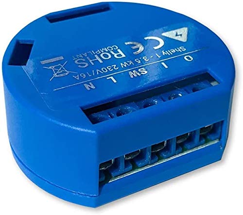 Shelly One 1 Switch Relay Wireless WiFi Home Automation Android Application iOS (Pack of 1)