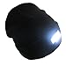 Mens Winter 5 lED Lights Lighted Night Fishing Knitt Beanie Hat Cap Roll-up Brim