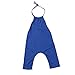 Darkyazi Baby Summer Jumpsuits for Girls Kids Cute Backless Harem Strap Romper Jumpsuit Toddler Pants Size 2-8Y (4T, Blue)
