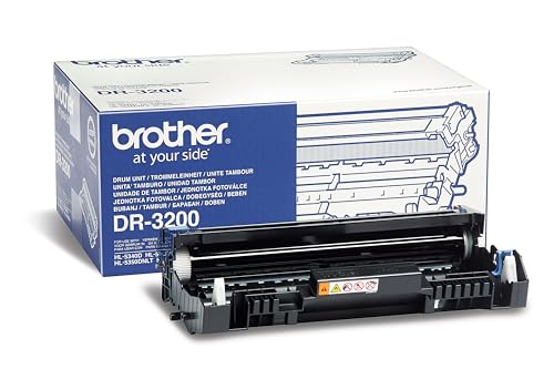Brother Original DR3200 Trommel (25000 Seiten) für DCP-8085DN/HL-5340D/5350DN/5350DNLT/5370DW/5380DN/MFC-8880DN/8890DW Farblos
