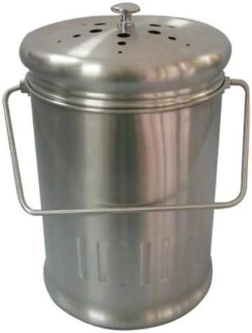 1 Gal Stainless Steel Kitchen Compost Pail
