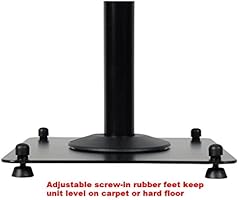 videosecu 2 heavy duty pa dj club adjustable height satellite speaker stand mount